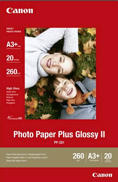 Papir CANON PP-201 A3+; A3+ / high gloss / 265gsm / 20 listov