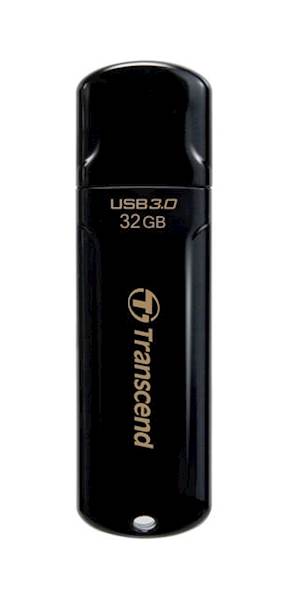 USB DISK TRANSCEND 32GB JF 700, 3.0, črn, s pokrovčkom