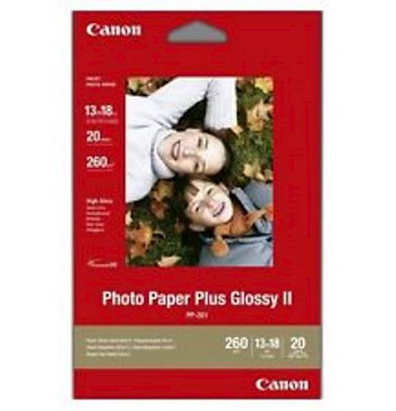 Papir CANON PP-201s2 (13x18 cm); 13x18 / gloss / 265gsm / 20 listov