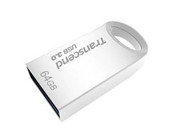 USB DISK TRANSCEND 64GB JF 710, 3.1, srebrn, kovinski, micro format