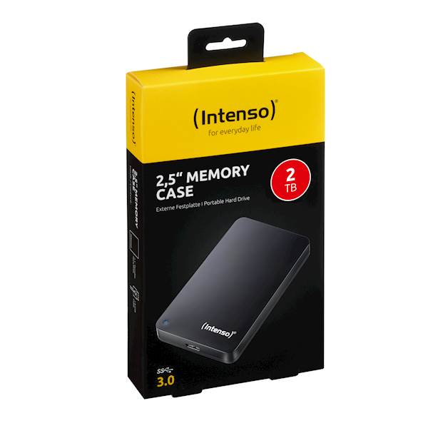 HDD Intenso EXT 2TB MEMORY CASE, črn, USB 3.0