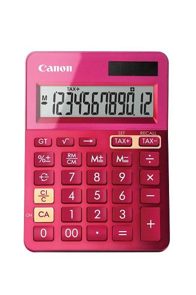Kalkulator CANON LS-123K  roza barve