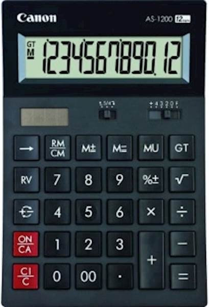 Kalkulator CANON AS1200 namizni brez izpisa