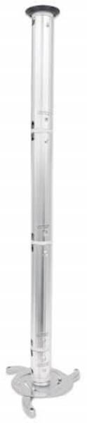Stropni nosilec za projektor 13-106 cm MANHATTAN, do 10 kg, naklon ±10°, aluminij, srebrne barve