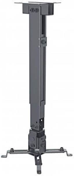Stropni, stenski nosilec za projektor MANHATTAN, 20kg, 43-65 cm, naklon ±15°, črne barve