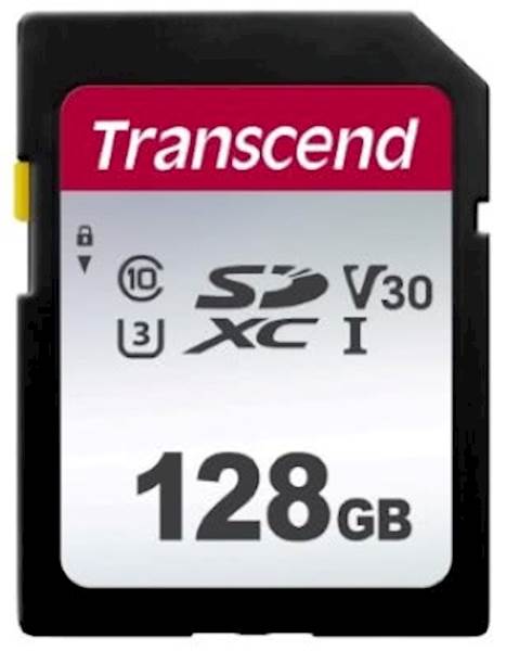 SDXC TRANSCEND 128GB 300S, 95/45MB/s, C10, UHS-I Speed Class 3 (U3), V30
