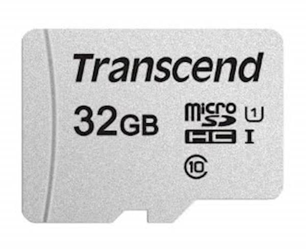 SDHC TRANSCEND MICRO 32GB 300S, 95/45MB/s, C10, UHS-I Speed Class 1 (U1)