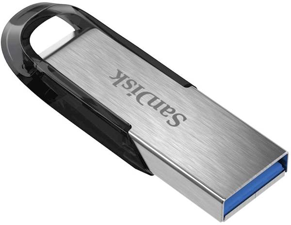 USB DISK SANDISK 32GB ULTRA FLAIR, 3.0, srebrn, kovinski, brez pokrovčka *PROM