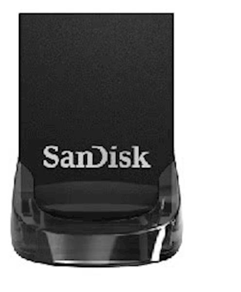 USB DISK SANDISK 128GB ULTRA FIT, 3.1/3.0, črn, micro format