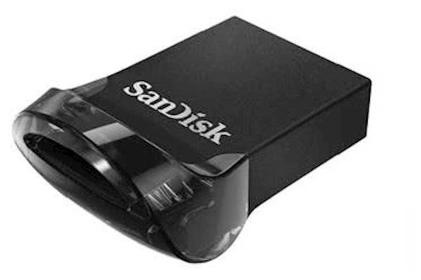 USB DISK SANDISK 256GB ULTRA FIT, 3.1/3.0, črn, micro format
