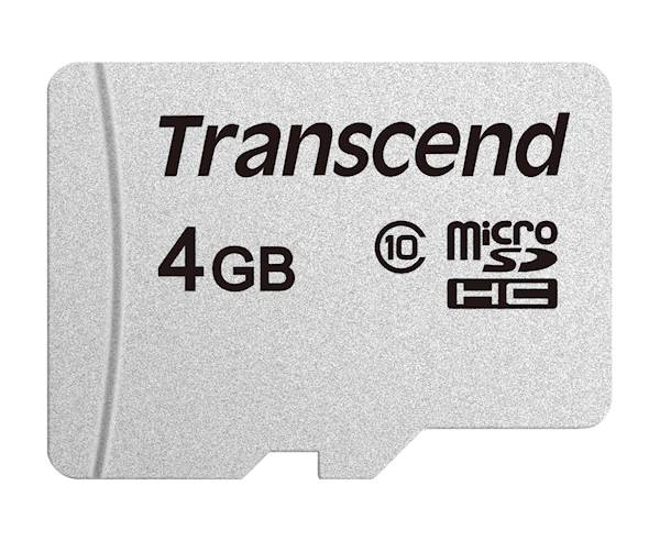 SDHC TRANSCEND MICRO 4GB 300S, 95/45MB/s, C10, UHS-I Speed Class 1 (U1)
