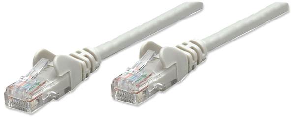 Mrežni kabel Intellinet 0,5 m Cat5e, CCA, Siv