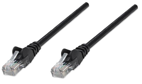 Mrežni kabel Intellinet 10 m Cat5e, CCA, črn