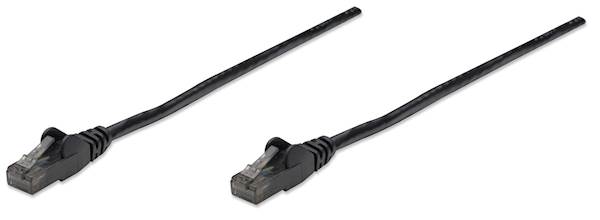 Mrežni kabel Intellinet 10 m Cat6, CCA, Črn