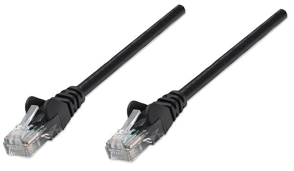 Mrežni kabel Intellinet 15 m Cat6, CCA, Črn