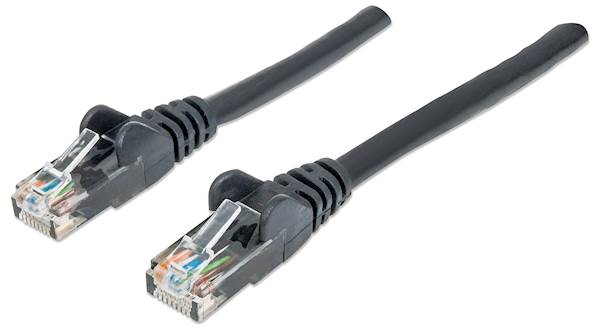 Mrežni kabel Intellinet 20 m Cat6, CCA, Črn