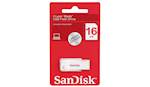 USB DISK SANDISK 16GB CRUZER BLADE BELA, 2.0, bel , brez pokrovčka