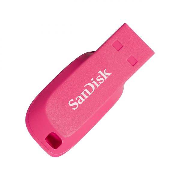 USB DISK SANDISK 32GB CRUZER BLADE ROZA, 2.0, brez pokrovčka