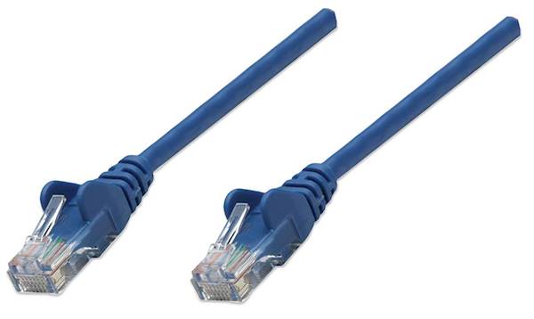 Mrežni kabel Intellinet 2 m Cat6, CCA, moder