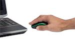 Brezžična optična miška MANHATTAN, zeleno/črna, USB, 1000 dpi, 3 tipke s kolescem