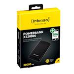 Prenosna baterija INTENSO XS20000 črna, 20000 mAh, USB A + USB C