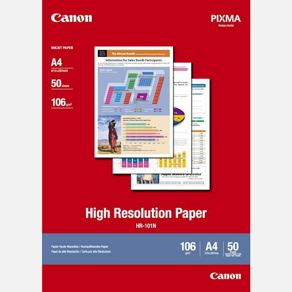 Papir CANON HR-101 A4; A4 / matt / 106gsm / 50 listov