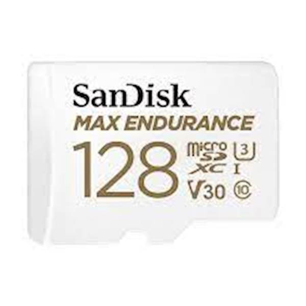 SDXC SanDisk micro 128GB MAX ENDURANCE, 100/40MB/s, C10, U3, V30, adapter