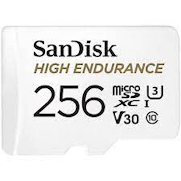 SDXC SanDisk micro 256GB MAX ENDURANCE, 100/40MB/s, C10, U3, V30, adapter