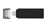USB C DISK Kingston 64GB DT70, 3.2 Gen1, plastičen, s pokrovčkom