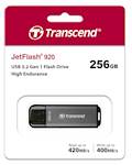 USB DISK TRANSCEND 256GB JF 920, 3.2, b/p 420/400MB/s, TLC, aluminijasto ohišje