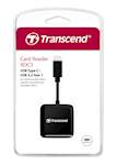 Čitalec kartic Transcend RDC3 črn, USB C 3.2 --> SD, microSD