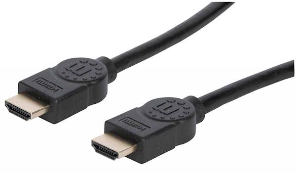 HDMI kabel z Ethernetom 1 m črn MANHATTAN