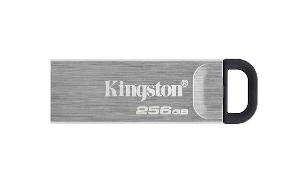 USB disk Kingston 256GB DT Kyson, 3.2 Gen1, 200/60MB/s, kovinski, brez pokrovčka
