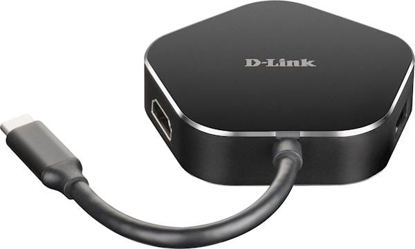 D-link 4-v-1 razdelilnik USB-C HDMI in napajanje