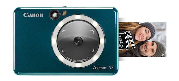 Fotoaparat z vgrajenim tiskalnikom CANON ZOEMINI S2 modrozelen