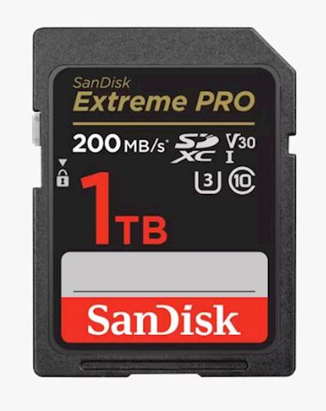 SDXC SANDISK 1TB EXTREME PRO, 200/140MB/s, UHS-I, C10, U3, V30