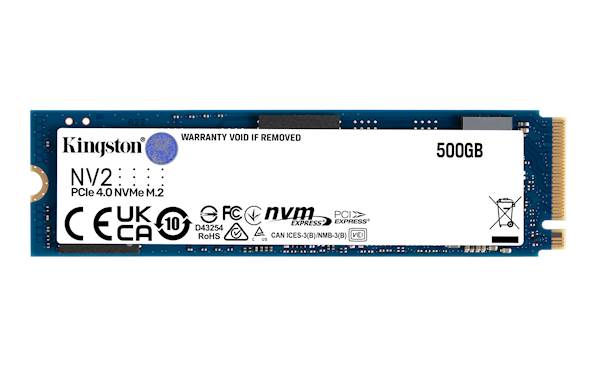 SSD Kingston M.2 PCIe NVMe 500GB NV2, 3500/2100MB/s, 4.0x4