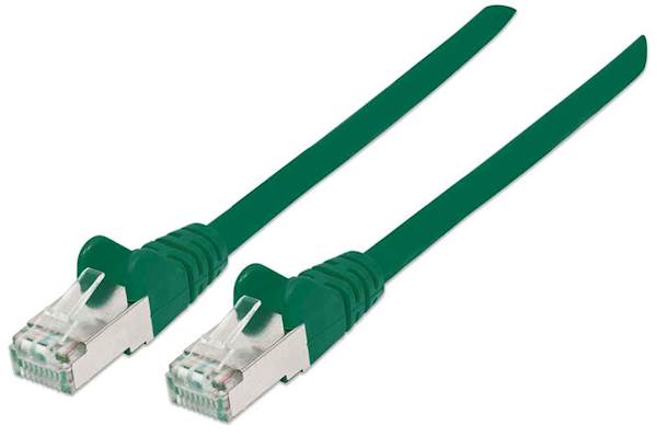 Mrežni kabel Intellinet 1m Cat6A zelen