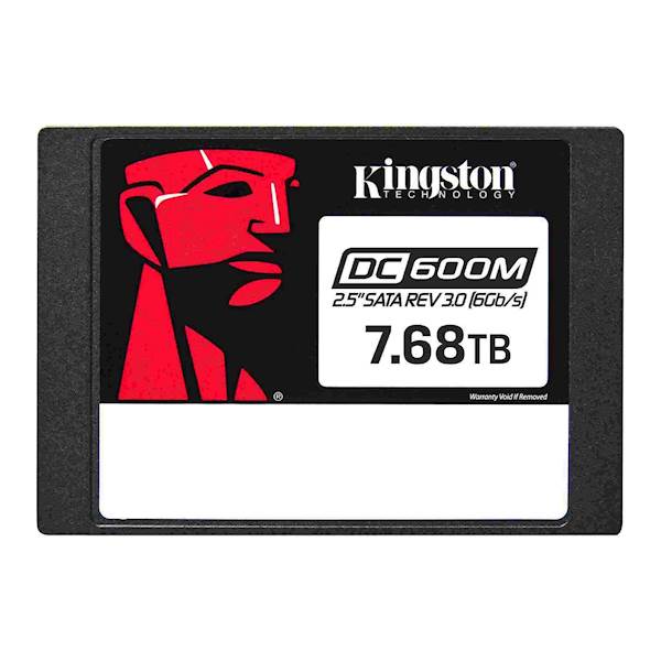 SSD Kingston 7,68TB DC600M, 2,5", SATA3.0, 560/530 MB/s, za podatkovne centre