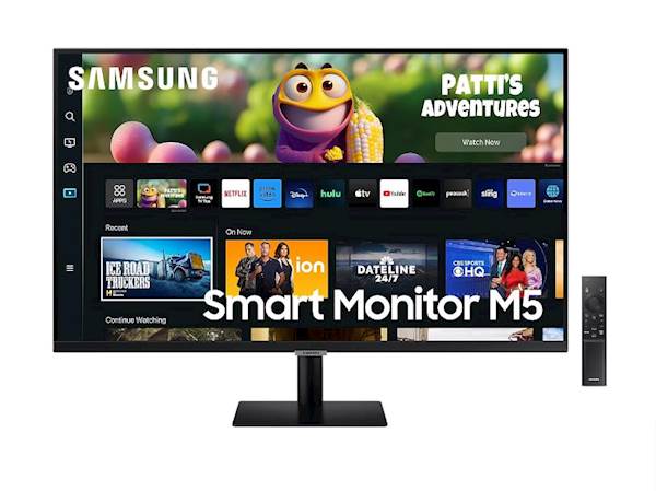Monitor Samsung FHD Smart M50C Črn, 27", VA, 16:9, 1920x1080, 2xHDMI,SMART, WI-FI, BT