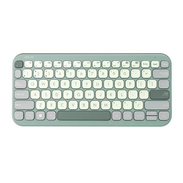 Tipkovnica ASUS Marshmallow Keyboard KW100, brezžična, Green Tea Latte, zelena