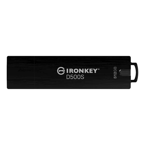 USB disk Kingston Ironkey 512GB D500S, USB 3.2, FIPS 140-3 Level 3, TAA/CMMC, AES-256 bit