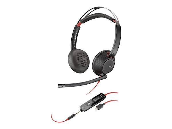 Slušalke Poly Blackwire C5220 USB-C/A slušalke +kabel