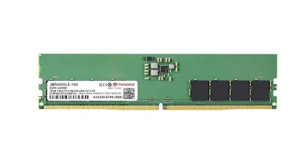 RAM DDR5 16GB 5600 Transcend, CL46, DIMM, 1Rx8 2Gx8