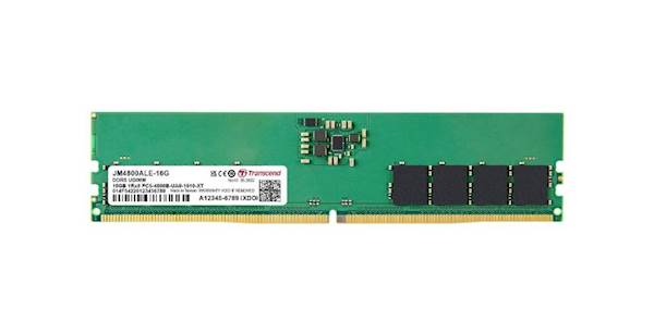 RAM DDR5 16GB 4800 Transcend, CL40, DIMM, 1Rx8 2Gx8