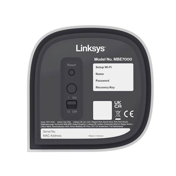 LINKSYS VELOP PRO 7 Mesh WiFi 7 1-pack