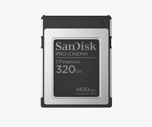 CFexpress SanDisk PRO-CINEMA 320GB, Type B, 1700/1500MB/s