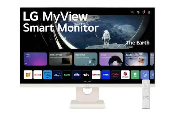 Monitor LG Smart 27SR50F-W, 27", IPS, 16:9, 1920x1080, 2xHDMI, Zvočniki