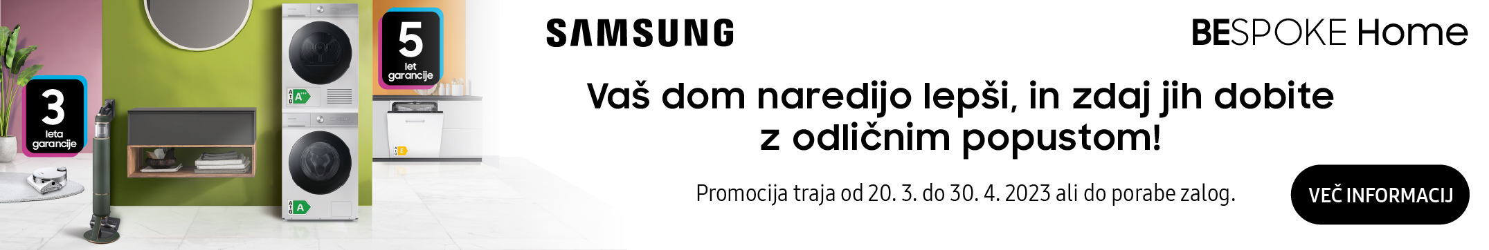 Samsung Bespoke-promocija Clean Home